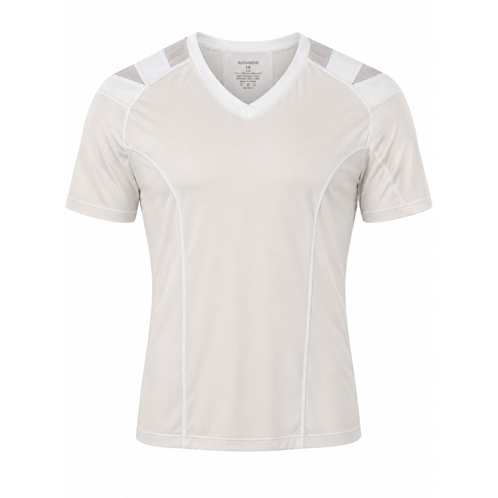 Postural Fitness By Alignmed Men's Large Compression Shirt Off White *Read* - Picture 1 of 9
